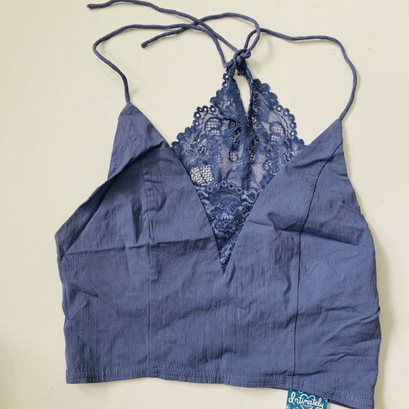 FP Century Brami Longline Chambray Bralette - Picture 2 of 4